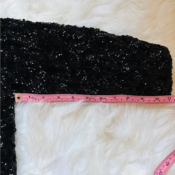 Unique Vintage Black Sequin Jacket - Picture 8 of 8